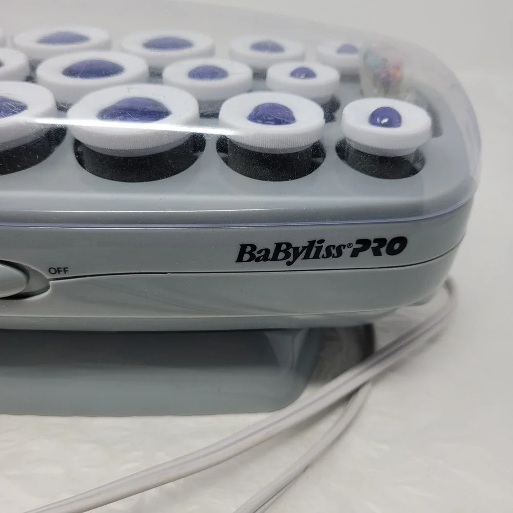 BaByliss‎ Pro Ceramic Roller Set Hair Curlers 20 Far Infrared Heat Styling Aid